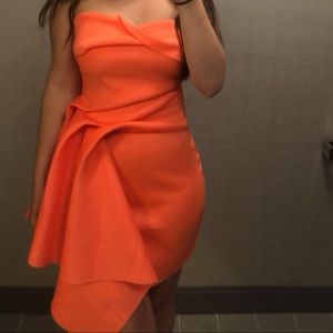 ASOS DESIGN Orange cocktail dress
